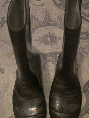 Skeepers Rubber Rain Boots Camoflauge Size 32 Size 1